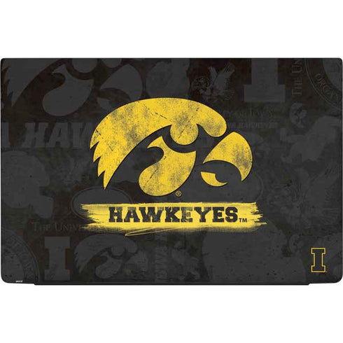 University of Iowa Hawkeyes Distressed Logo Dell Vostro Skin
